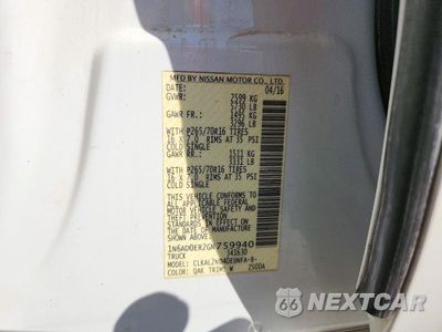 Zdjęcie 12 z 12 samochodu: 2016 NISSAN FRONTIER SV VIN:1N6AD0ER2GN759940 - miniatura
