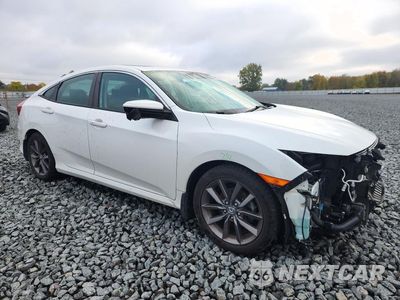 Czwarte zdjęcie samochodu z boku: 2020 HONDA CIVIC EX VIN:19XFC1F36LE025148 - miniatura