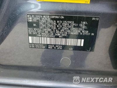 Zdjęcie 13 z 13 samochodu: 2011 TOYOTA RAV4 SPORT VIN:JTMRF4DV5B5038963 - miniatura