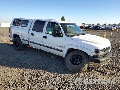 Czwarte zdjęcie samochodu z boku: 2002 CHEVROLET SILVERADO K2500 HEAVY DUTY VIN:1GCHK23152F162283 - miniatura