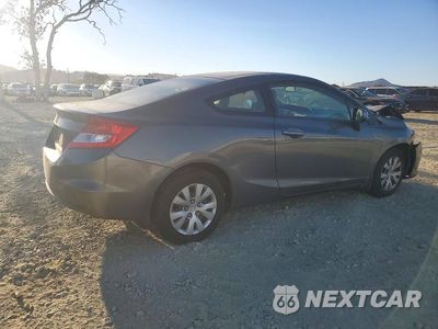 Trzecie zdjęcie samochodu z tyłu: 2012 HONDA CIVIC LX VIN:2HGFG3B55CH561182 - miniatura
