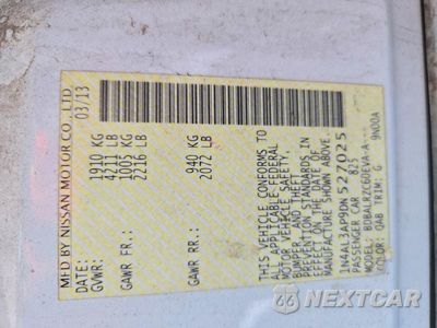 Zdjęcie 12 z 12 samochodu: 2013 NISSAN ALTIMA 2.5 VIN:1N4AL3AP9DN527025 - miniatura