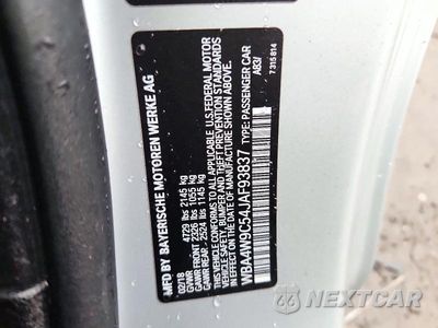Zdjęcie 12 z 12 samochodu: 2018 BMW 440XI VIN:WBA4W9C54JAF93837 - miniatura