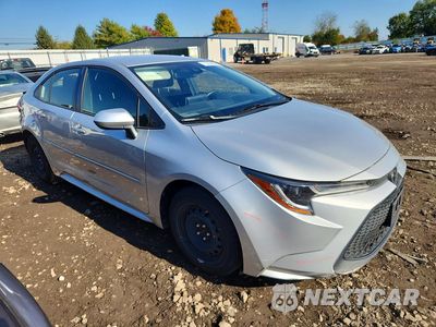Czwarte zdjęcie samochodu z boku: 2021 TOYOTA COROLLA LE VIN:JTDEPMAE0MJ132940 - miniatura