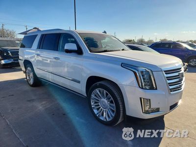 Czwarte zdjęcie samochodu z boku: 2016 CADILLAC ESCALADE ESV PLATINUM VIN:1GYS4KKJ9GR300683 - miniatura