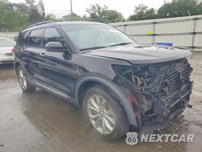 Czwarte zdjęcie samochodu z boku: 2020 FORD EXPLORER XLT VIN:1FMSK7DH0LGB00859 - miniatura