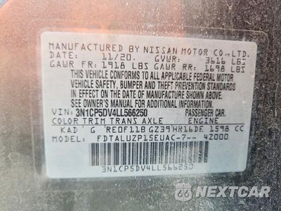 Zdjęcie 13 z 13 samochodu: 2020 NISSAN KICKS SR VIN:3N1CP5DV4LL566250 - miniatura