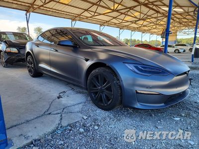 Czwarte zdjęcie samochodu z boku: 2022 TESLA MODEL S VIN:5YJSA1E54NF461193 - miniatura