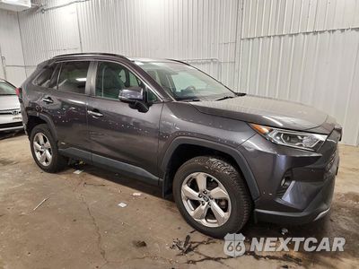Czwarte zdjęcie samochodu z boku: 2019 TOYOTA RAV4 LIMITED VIN:2T3DWRFV0KW009433 - miniatura