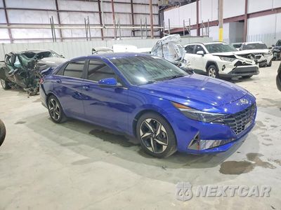 Czwarte zdjęcie samochodu z boku: 2022 HYUNDAI ELANTRA LIMITED VIN:KMHLP4AG3NU347796 - miniatura