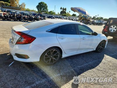 Trzecie zdjęcie samochodu z tyłu: 2020 HONDA CIVIC SPORT VIN:2HGFC2F87LH560271 - miniatura