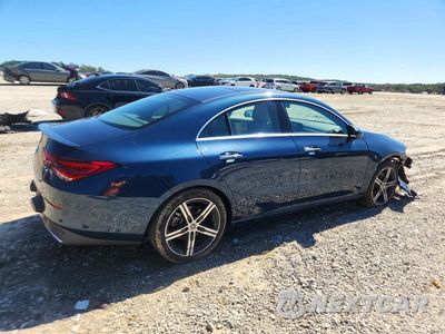 Trzecie zdjęcie samochodu z tyłu: 2021 MERCEDES-BENZ CLA 250 VIN:W1K5J4GB8MN167268 - miniatura
