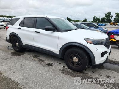Czwarte zdjęcie samochodu z boku: 2021 FORD EXPLORER POLICE INTERCEPTOR VIN:1FM5K8AB8MGB46539 - miniatura