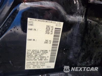 Zdjęcie 13 z 13 samochodu: 2023 NISSAN ALTIMA S VIN:1N4BL4BV7PN364368 - miniatura