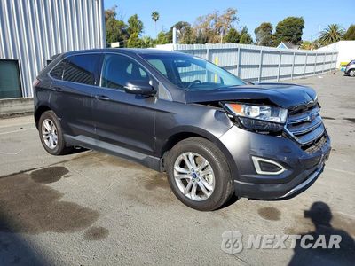 Czwarte zdjęcie samochodu z boku: 2018 FORD EDGE SEL VIN:2FMPK4J99JBC62303 - miniatura