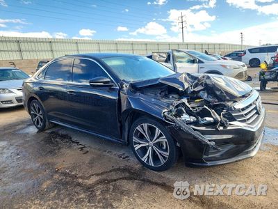 Czwarte zdjęcie samochodu z boku: 2021 VOLKSWAGEN PASSAT SE VIN:1VWSA7A36MC001520 - miniatura