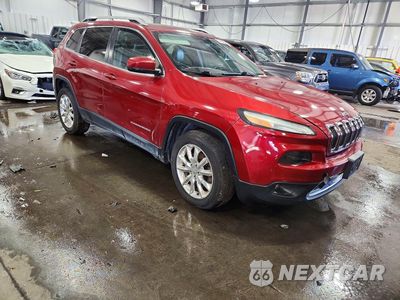 Czwarte zdjęcie samochodu z boku: 2015 JEEP CHEROKEE LIMITED VIN:1C4PJMDS1FW759034 - miniatura
