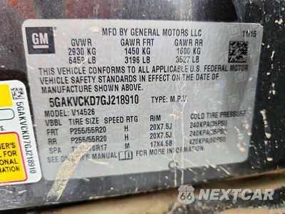 Zdjęcie 13 z 13 samochodu: 2016 BUICK ENCLAVE VIN:5GAKVCKD7GJ218910 - miniatura