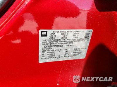 Zdjęcie 12 z 12 samochodu: 2015 CHEVROLET EQUINOX LT VIN:2GNALCEKXF1159071 - miniatura