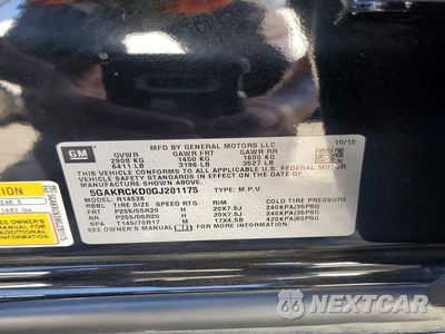 Zdjęcie 13 z 13 samochodu: 2016 BUICK ENCLAVE VIN:5GAKRCKD0GJ201175 - miniatura