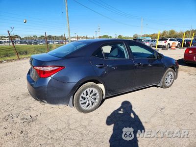 Trzecie zdjęcie samochodu z tyłu: 2019 TOYOTA COROLLA LE VIN:2T1BURHE2KC168586 - miniatura