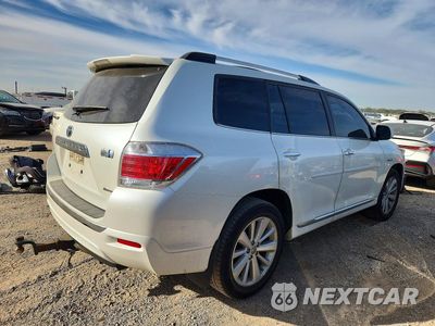 Trzecie zdjęcie samochodu z tyłu: 2012 TOYOTA HIGHLANDER HYBRID LIMITED VIN:JTEDC3EH8C2007453 - miniatura