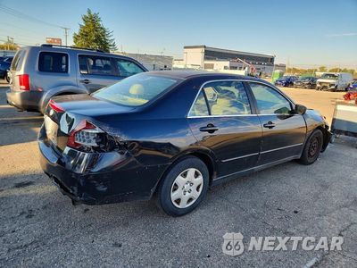 Trzecie zdjęcie samochodu z tyłu: 2007 HONDA ACCORD LX VIN:3HGCM56437G702880 - miniatura
