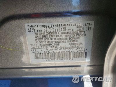 Zdjęcie 12 z 12 samochodu: 2023 NISSAN SENTRA SR VIN:3N1AB8DV8PY235333 - miniatura