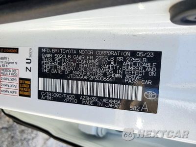 Zdjęcie 12 z 12 samochodu: 2023 TOYOTA CROWN XLE VIN:JTDAAAAF2P3006661 - miniatura