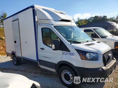 Czwarte zdjęcie samochodu z boku: 2021 FORD TRANSIT DELIVERY TRUCK VIN:1FDBW5Z85MKA80043 - miniatura