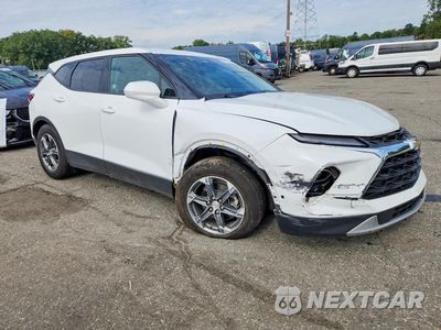Czwarte zdjęcie samochodu z boku: 2025 CHEVROLET BLAZER 2LT VIN:3GNKBCR43SS193239 - miniatura