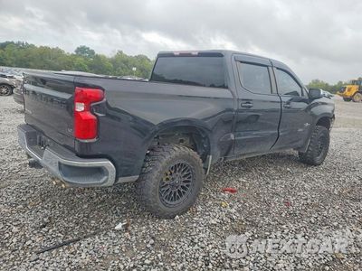 Trzecie zdjęcie samochodu z tyłu: 2021 CHEVROLET SILVERADO C1500 LT VIN:1GCPWCED8MZ129695 - miniatura