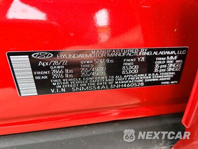 Zdjęcie 14 z 14 samochodu: 2022 HYUNDAI SANTA FE CALLIGRAPHY VIN:5NMS54AL3NH460528 - miniatura
