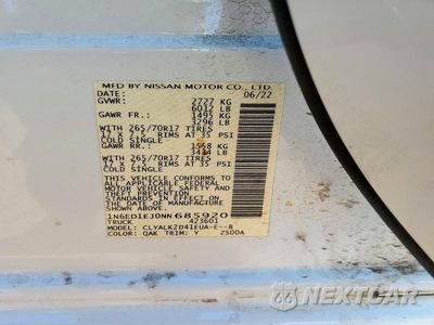 Zdjęcie 13 z 13 samochodu: 2022 NISSAN FRONTIER PRO-X VIN:1N6ED1EJ0NN685920 - miniatura