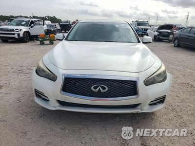 Piąte zdjęcie samochodu w środku: 2014 INFINITI Q50 HYBRID PREMIUM VIN:JN1AV7AP8EM690691 - miniatura