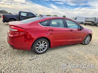 Trzecie zdjęcie samochodu z tyłu: 2017 FORD FUSION SE HYBRID VIN:3FA6P0LU7HR385689 - miniatura