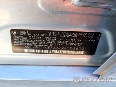 Zdjęcie 12 z 12 samochodu: 2007 BMW 328 I VIN:WBAVA37537NE26672 - miniatura