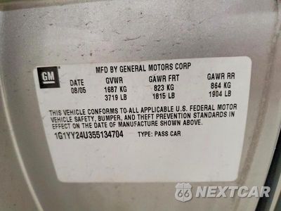 Zdjęcie 12 z 12 samochodu: 2005 CHEVROLET CORVETTE VIN:1G1YY24U355134704 - miniatura
