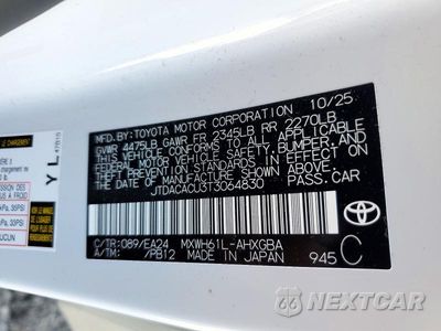 Zdjęcie 13 z 13 samochodu: 2026 TOYOTA PRIUS PLUG-IN HYBRID NIGHTSHADE VIN:JTDACACU3T3064830 - miniatura