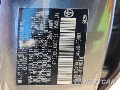 Zdjęcie 12 z 12 samochodu: 2004 TOYOTA CAMRY LE VIN:4T1BE32K34U833151 - miniatura