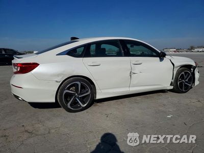 Trzecie zdjęcie samochodu z tyłu: 2022 HONDA ACCORD SPORT VIN:1HGCV1F32NA048429 - miniatura