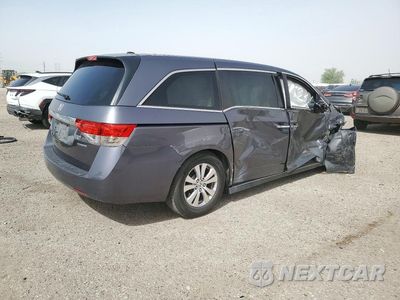 Trzecie zdjęcie samochodu z tyłu: 2016 HONDA ODYSSEY SE VIN:5FNRL5H31GB142363 - miniatura