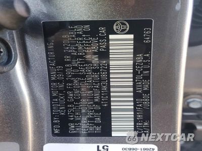 Zdjęcie 13 z 13 samochodu: 2020 TOYOTA CAMRY LE VIN:4T1C11AK3LU867224 - miniatura