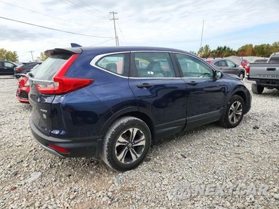 Trzecie zdjęcie samochodu z tyłu: 2019 HONDA CR-V LX VIN:2HKRW6H38KH211055 - miniatura
