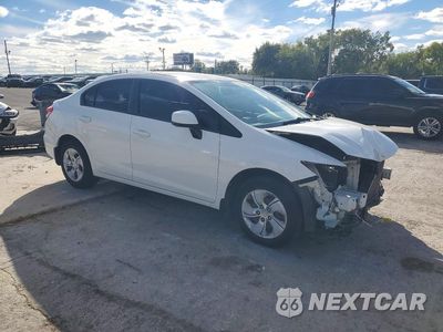 Czwarte zdjęcie samochodu z boku: 2013 HONDA CIVIC LX VIN:2HGFB2F52DH502059 - miniatura