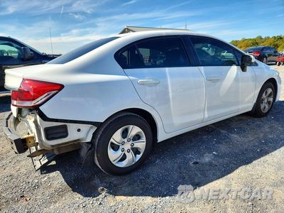 Trzecie zdjęcie samochodu z tyłu: 2015 HONDA CIVIC LX VIN:19XFB2F57FE219718 - miniatura