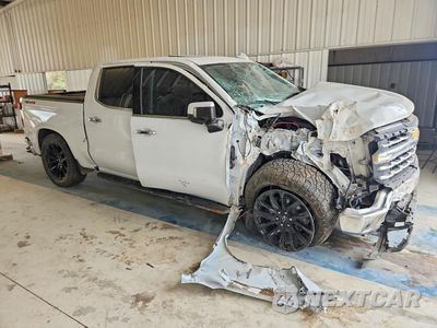 Czwarte zdjęcie samochodu z boku: 2022 CHEVROLET SILVERADO K1500 LTZ VIN:1GCUDGET3NZ524196 - miniatura