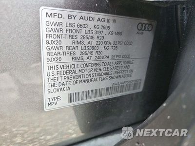 Zdjęcie 14 z 14 samochodu: 2017 AUDI Q7 PREMIUM PLUS VIN:WA1LAAF75HD035376 - miniatura