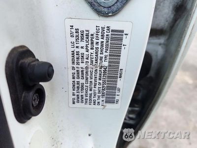 Zdjęcie 12 z 12 samochodu: 2014 HONDA CIVIC LX VIN:19XFB2F55EE259942 - miniatura