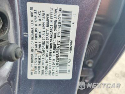 Zdjęcie 12 z 12 samochodu: 2018 HONDA CIVIC LX VIN:19XFC2F55JE037117 - miniatura